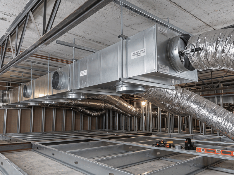 HVAC — duct trunk and takeoffs