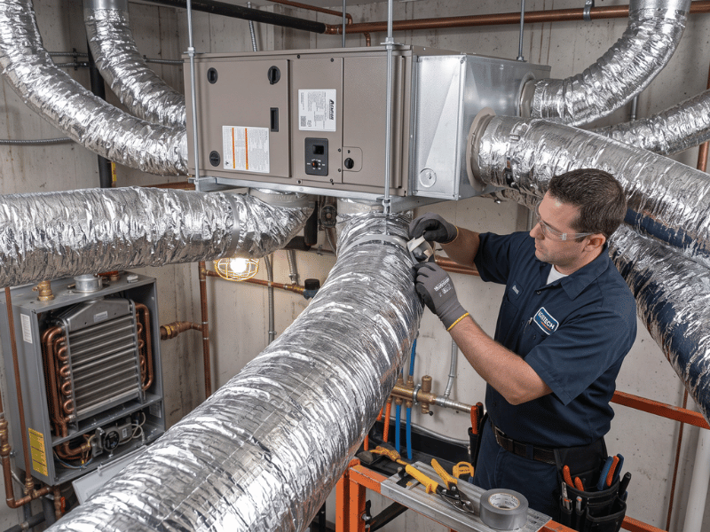 HVAC — heat pump line set