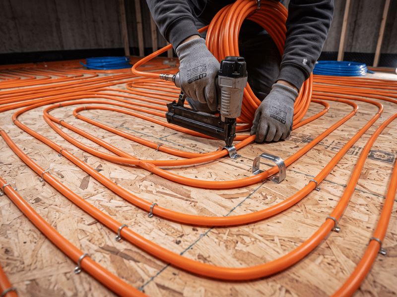 Hydronic Heating — radiant loop layout