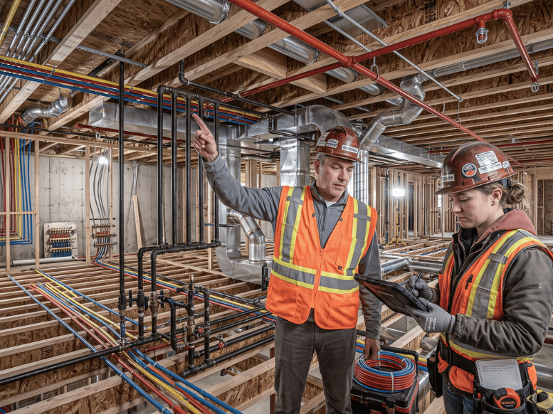 Mechanical Contractor — coordination on site