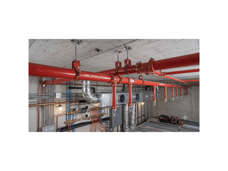 Sprinklers — head installation
