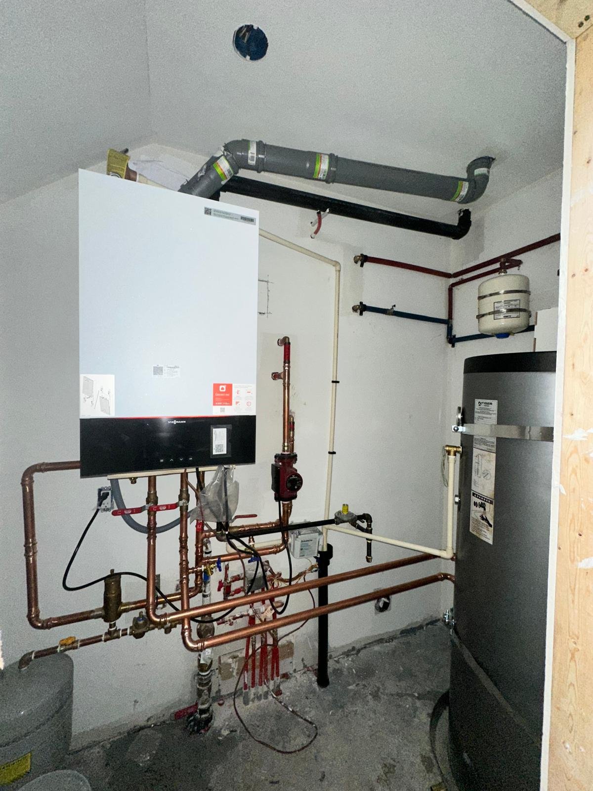 Hydronic Boiler and Manifold
