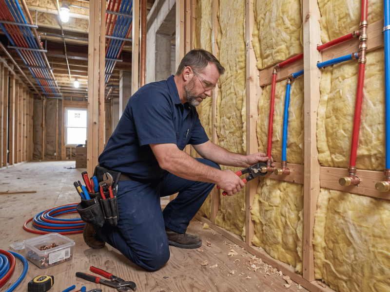 Plumbing — water distribution manifold
